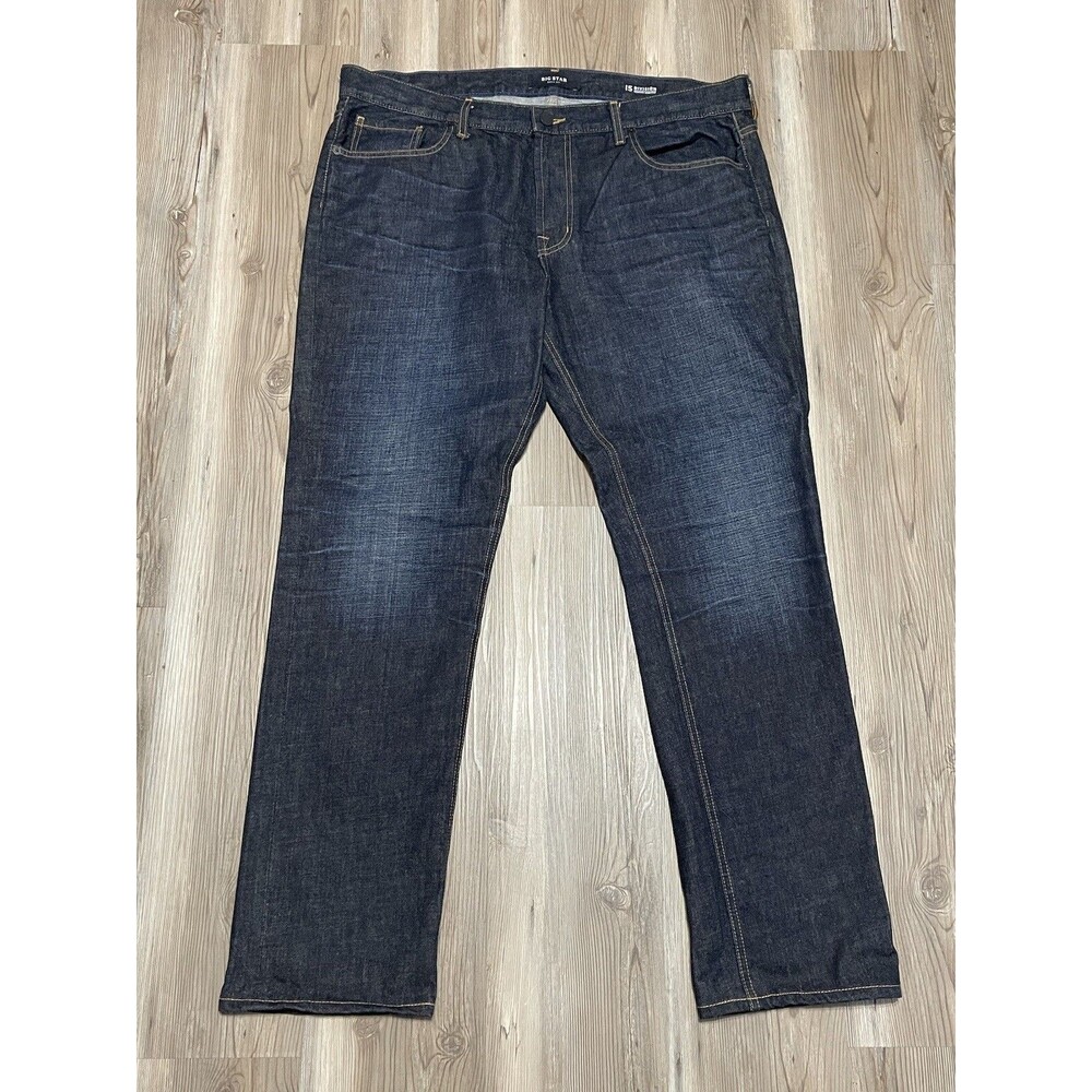 Big Star Nova XVI Mens 40R x 32 15 Division Modern Straight Dark Wash Blue Jeans